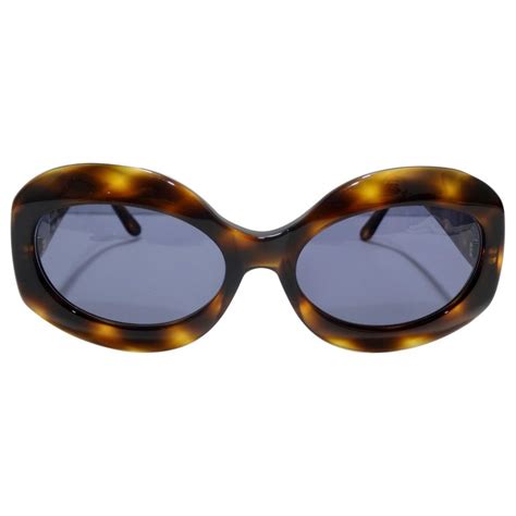 vintage chanel tortoise shell sunglasses